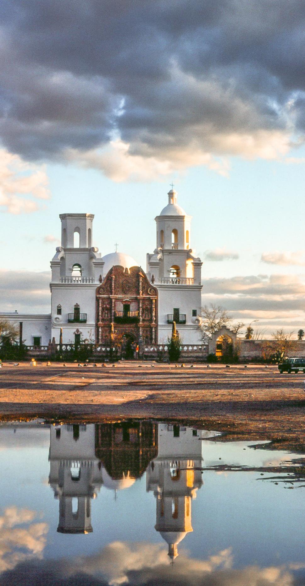 Free Image of View of Mission San Xavier del Bac at Tucson 