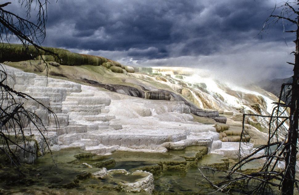 Free Image of Mammoth Hot Springs 