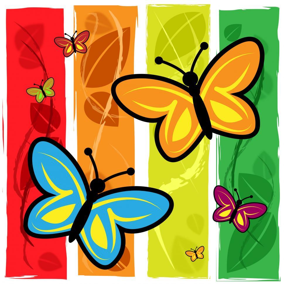 Free Image of Colorful Butterflies Shows Vibrant Butterfly And Nature 