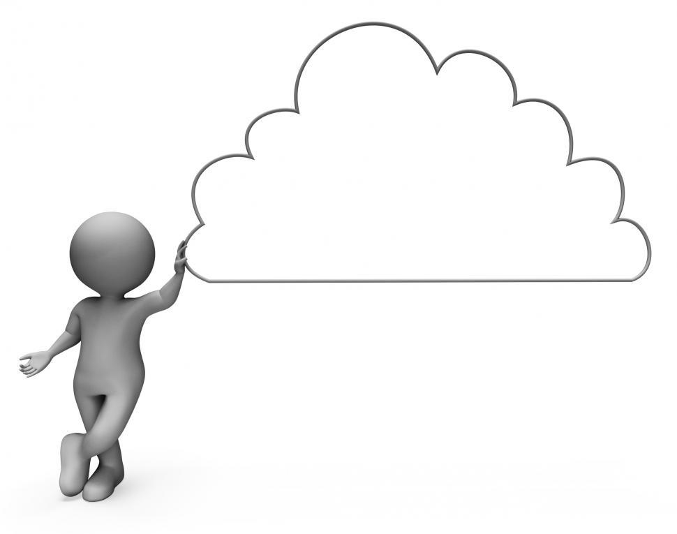 Free Image of Cloud Copyspace Shows Blank Clouds And Cloudy 3d Rendering 