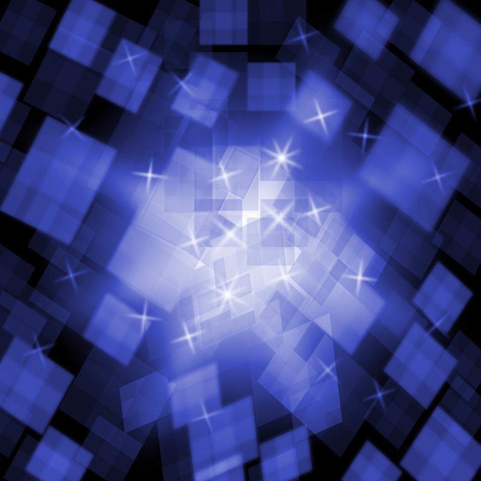 Free Image of Blue Cubes Background Shows Geometrical Pattern Or Trendy Fashio 