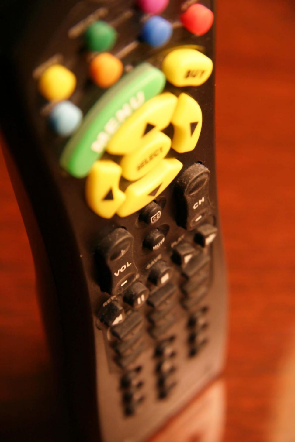 Free Image of Close Up of Remote Control on Table 