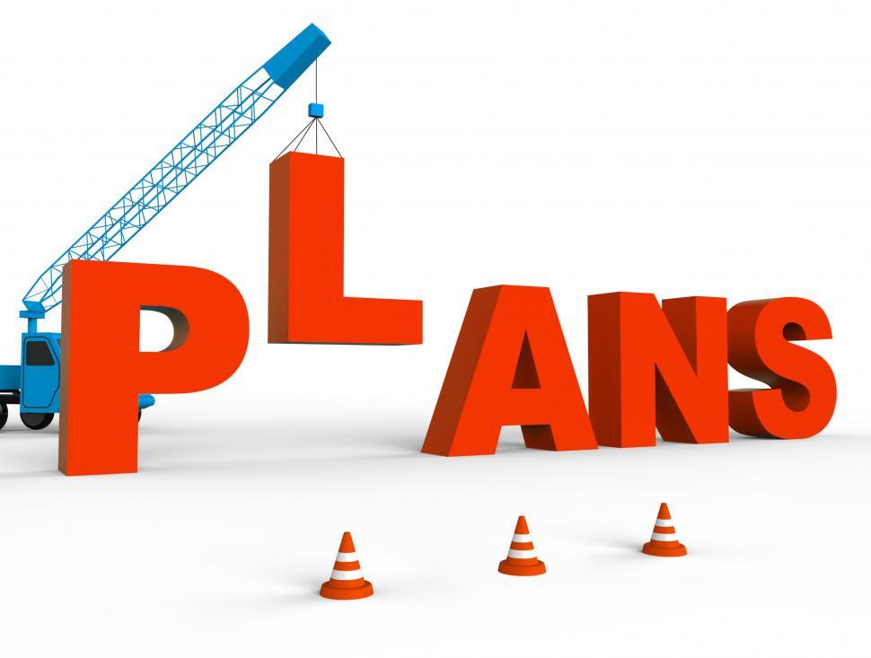Free Image of Make Plans Indicates Goal Planner 3d Rendering 