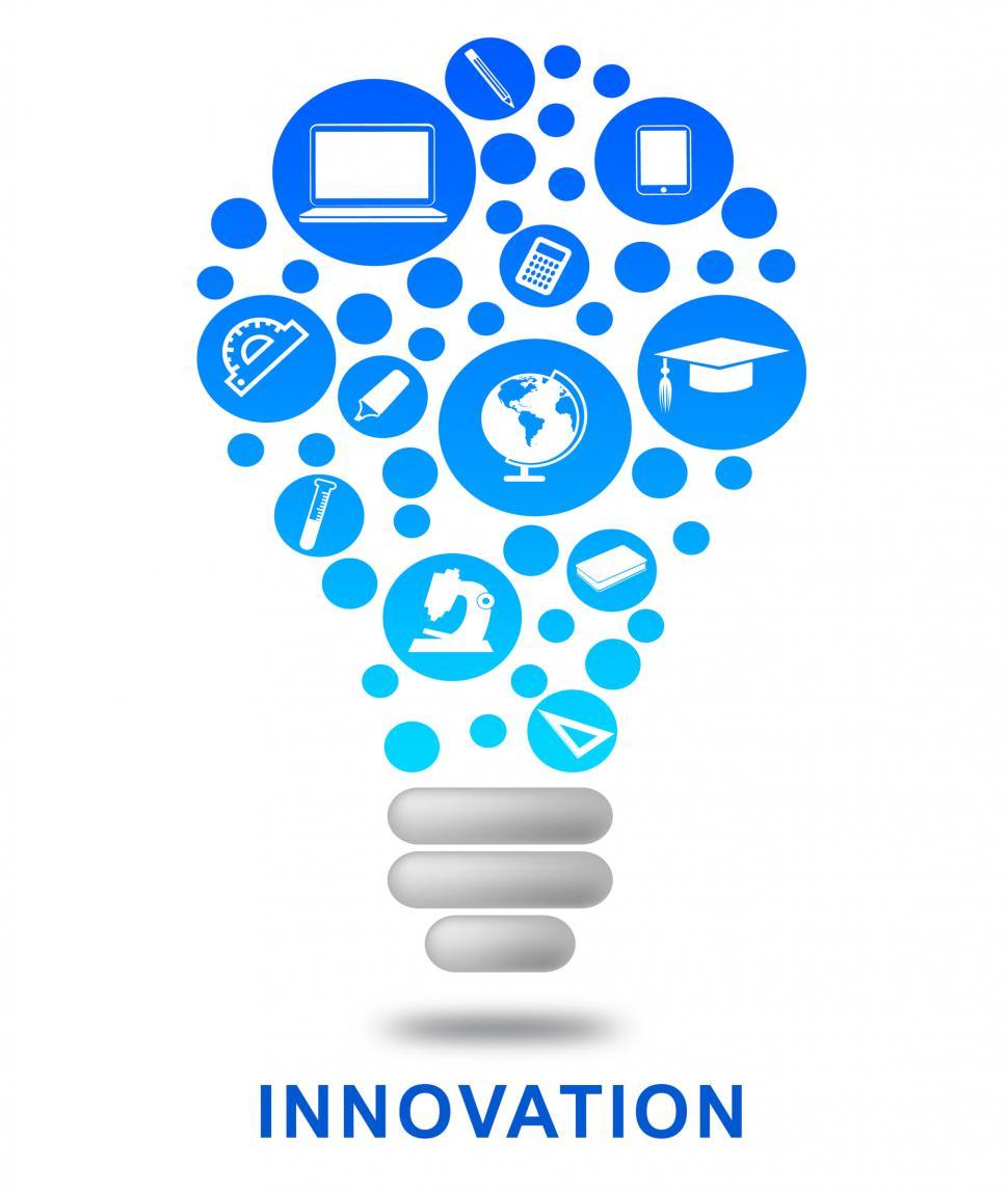 Free Image of Innovation Lightbulb Shows Creativity Breakthrough And Ideas 