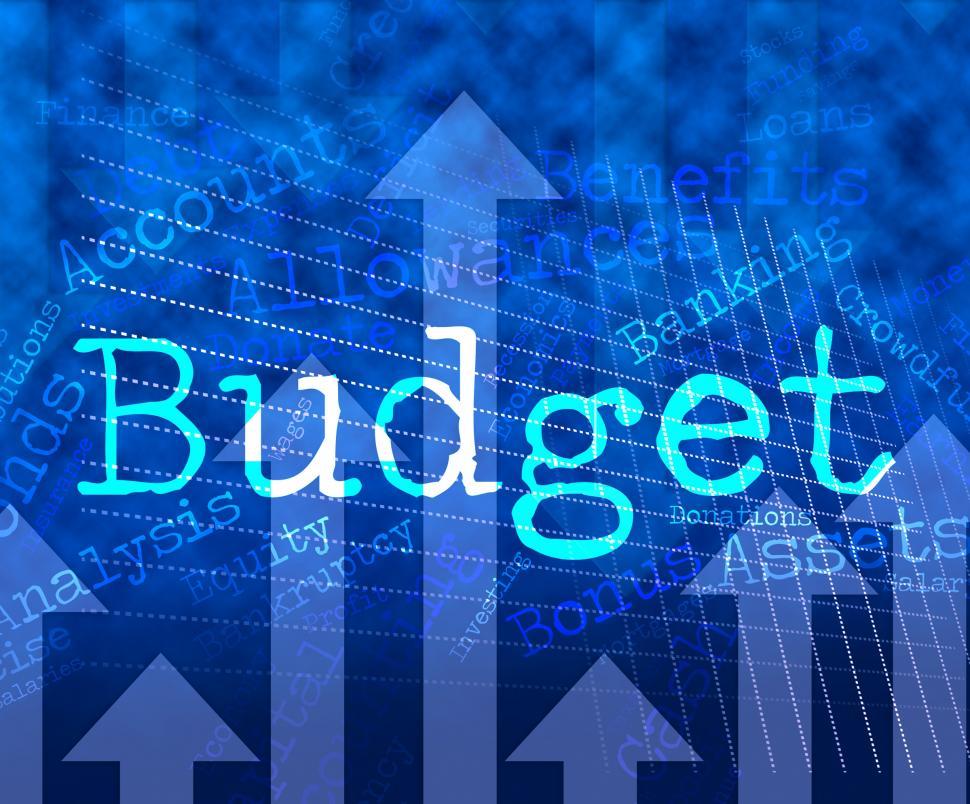 Free Image of Budget Words Means Accounting Budgeting And Expenditure 