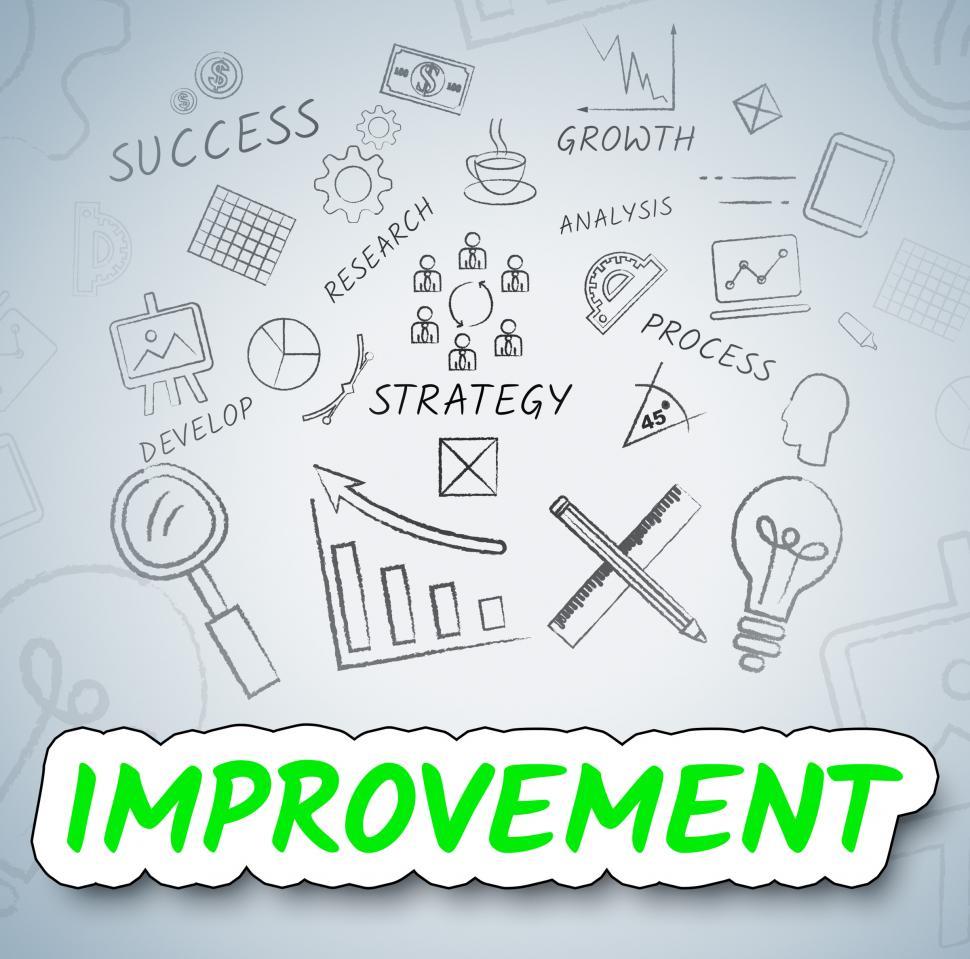 Free Image of Improvement Ideas Shows Consider Reflection And Upgrading 