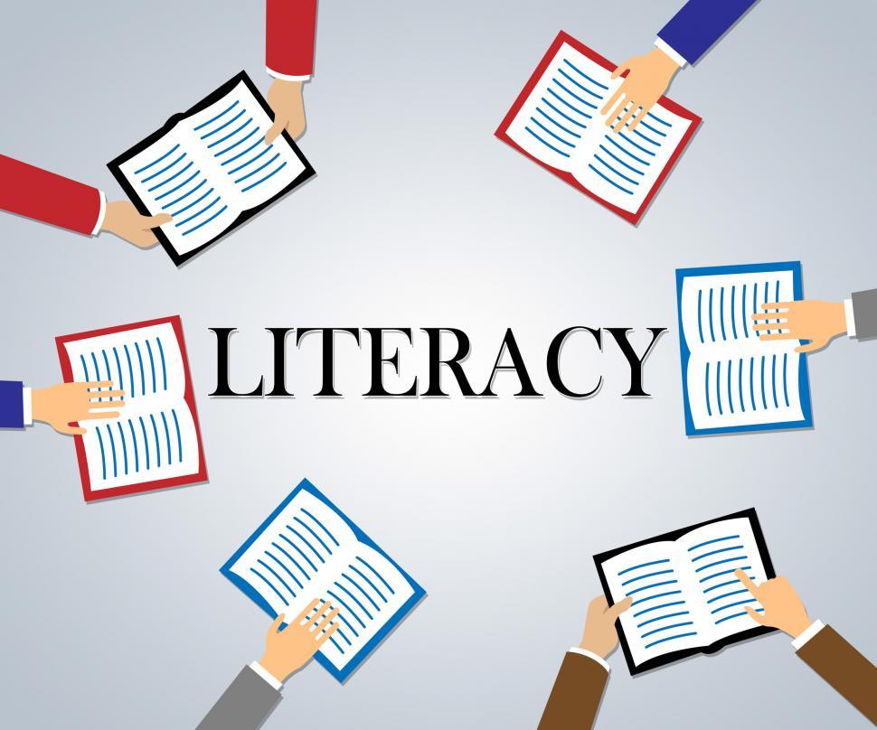 Free Image of Literacy Books Shows Reading And Writing Ability 