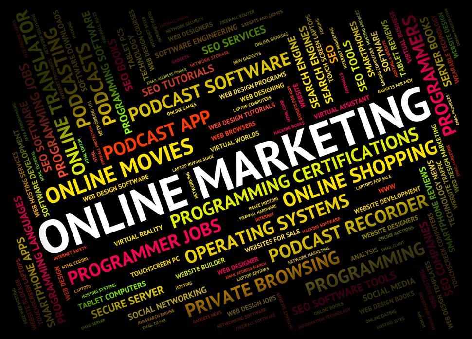 Free Image of Online Marketing Shows World Wide Web And Promotion 