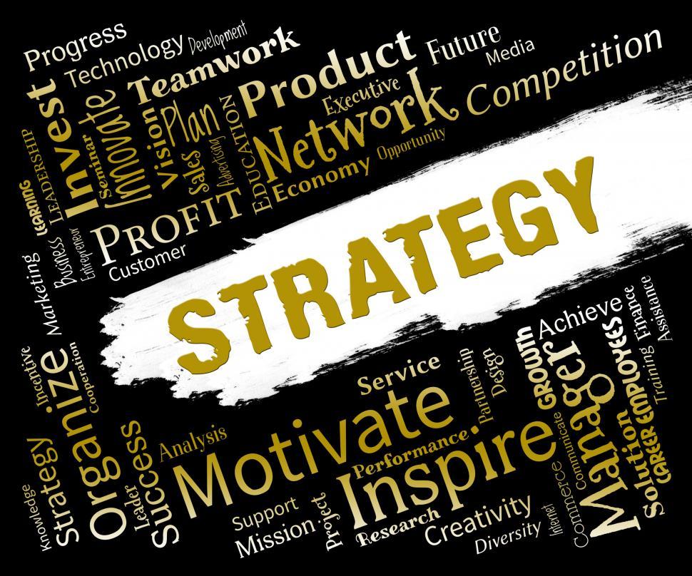 Free Image of Strategy Words Means Plan Solutions And Tactic 