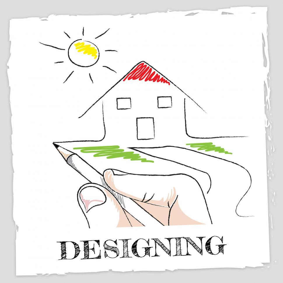 Free Image of Draw Designing Means Drawing Artwork And Visualization 