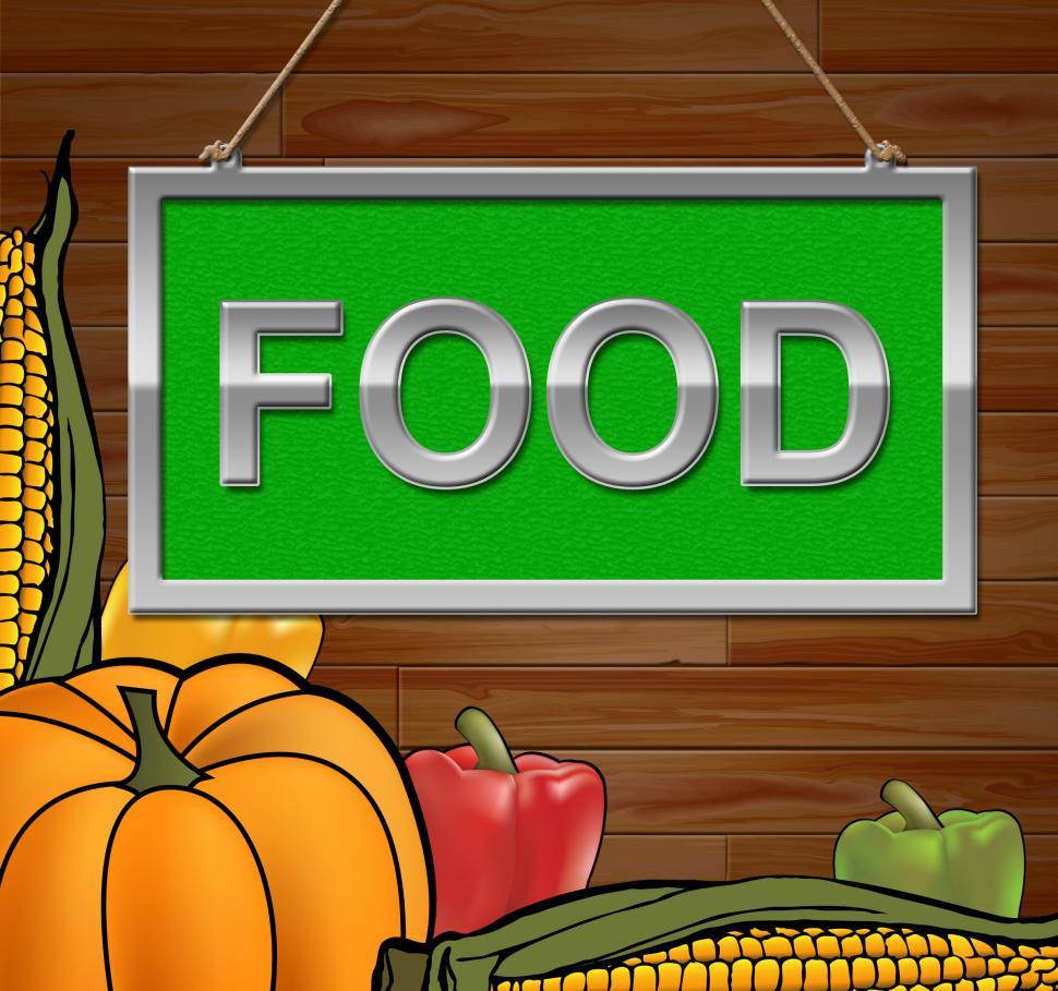 Free Image of Food Sign Indicates Restaurant Cuisine 3d Illustration 