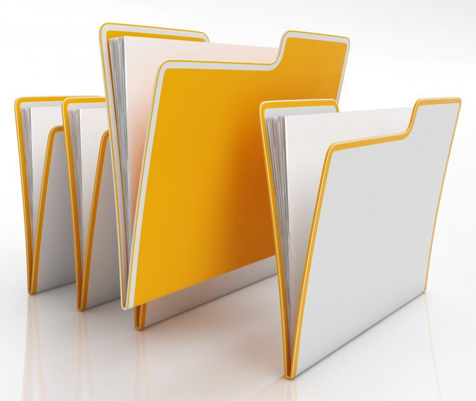Free Image of Files Shows Organising And Paperwork 