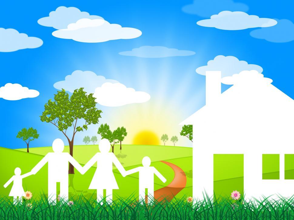 Free Image of Countryside House Shows Home Household And Building 