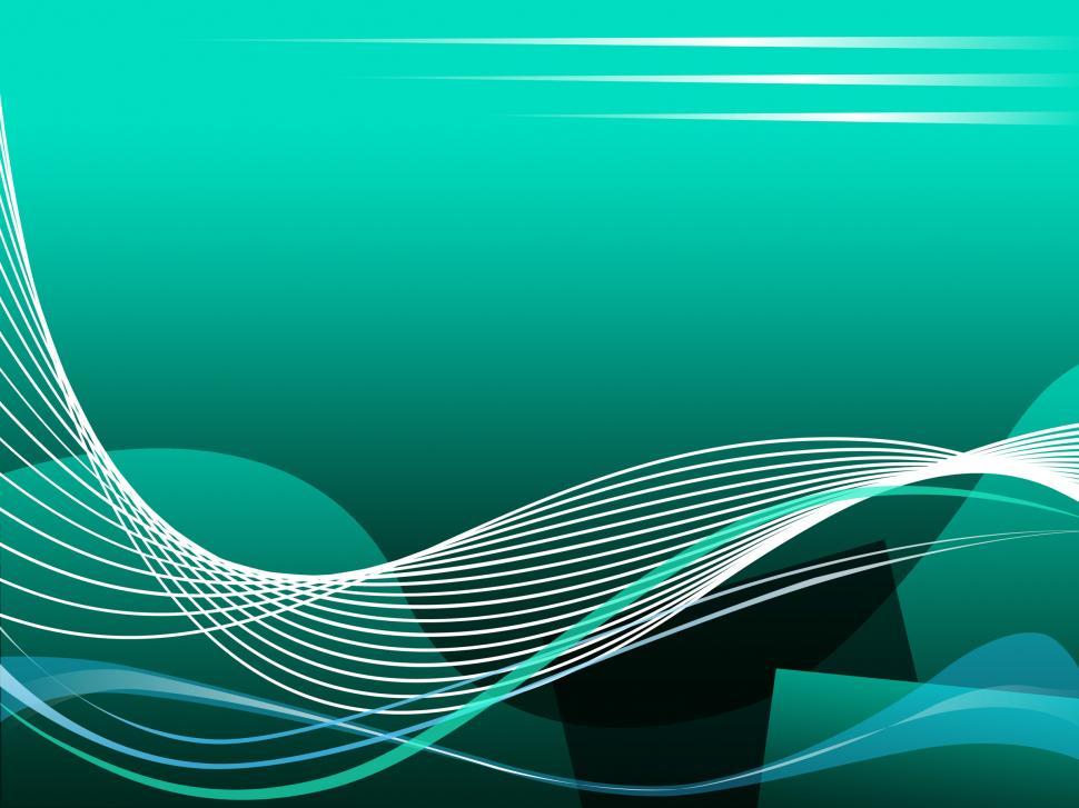 Free Image of Green Curvy Background Shows Artistic Wave Or Soft Effect 