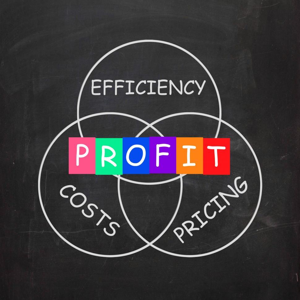 Free Image of Profit Comes From Efficiency in Costs and Pricing 