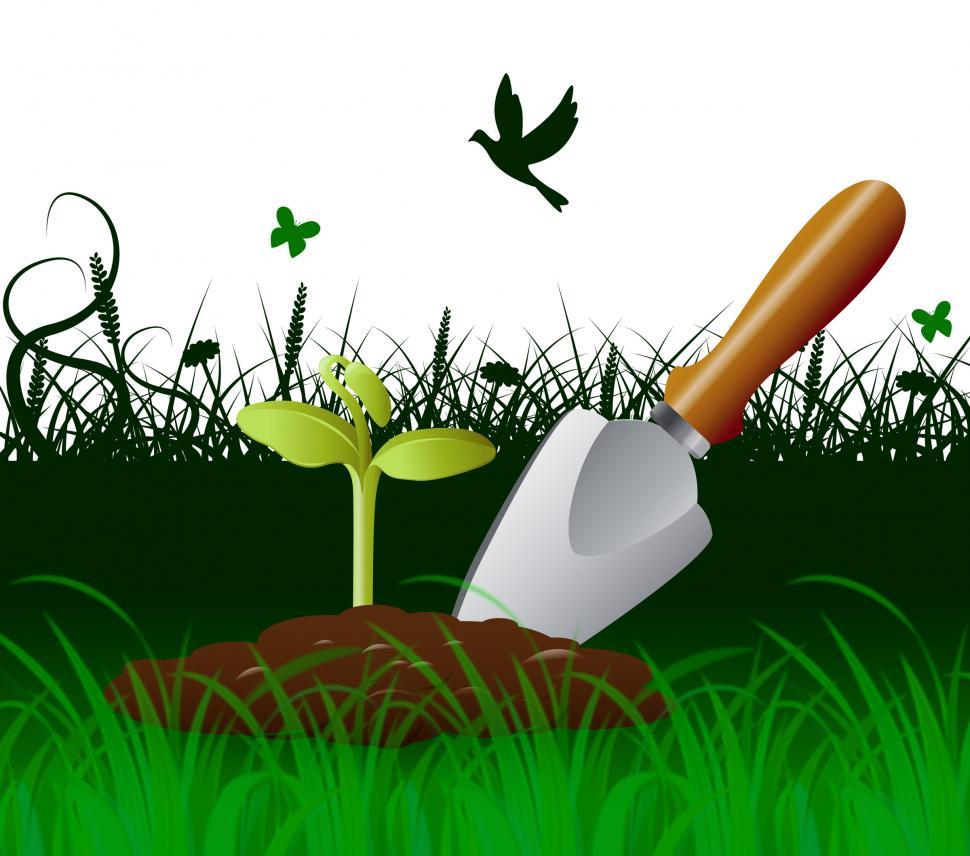 Free Image of Gardening Trowel Indicates Cultivate Tool And Spade 