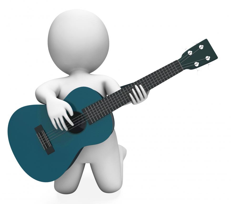 Free Image of Guitarist Performer Shows Acoustic Guitars Music And Performance 