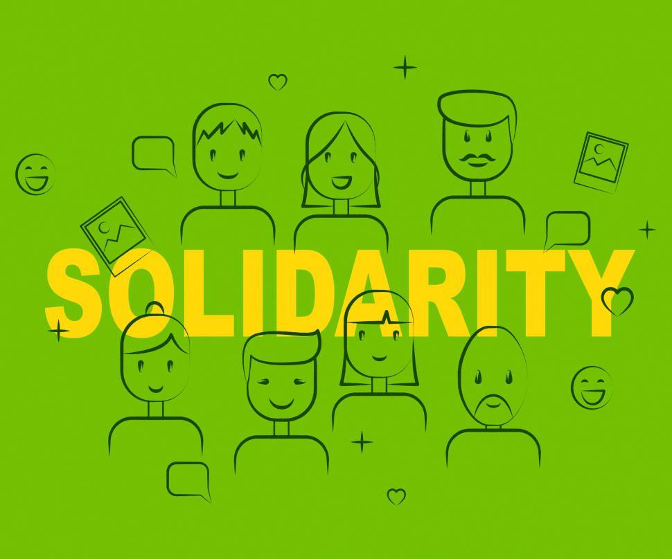 Free Image of Solidarity People Means Mutual Support And Agree 