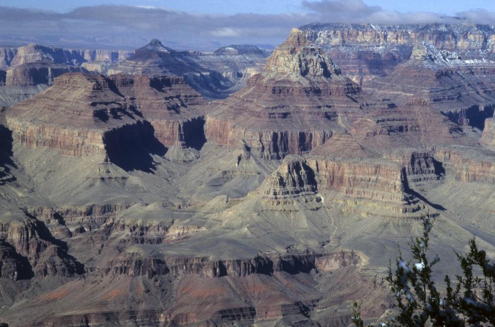 Free Image of A View of the Grand Canyons Multiple Layers 