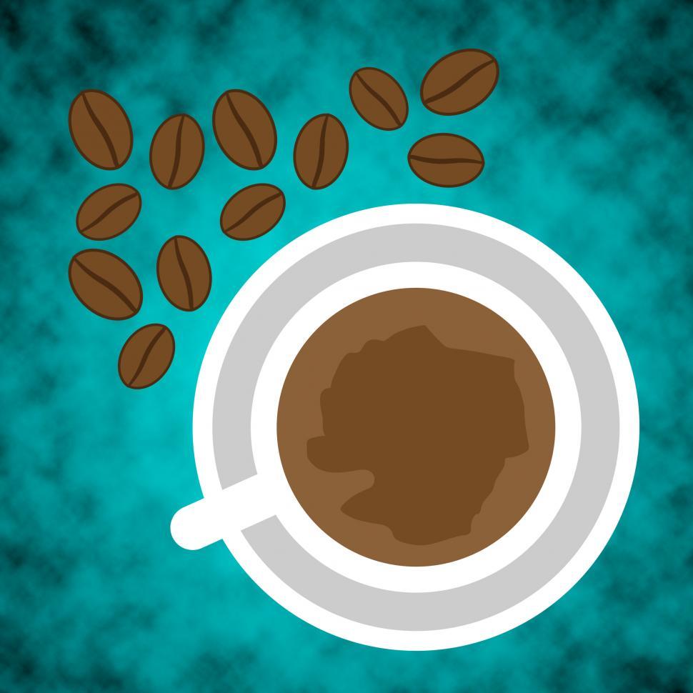 Free Image of Coffee Beans Represents Barista And Brewed Beverage 