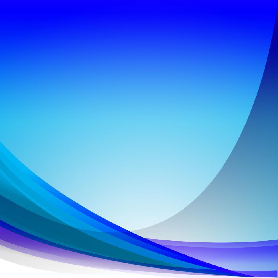 Free Image of Blue Wave Background Means Soft Effect Wallpaper Or Modern Art 
