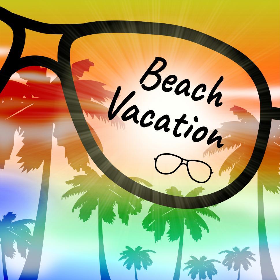 Free Image of Beach Vacation Means Time Off On Beaches 