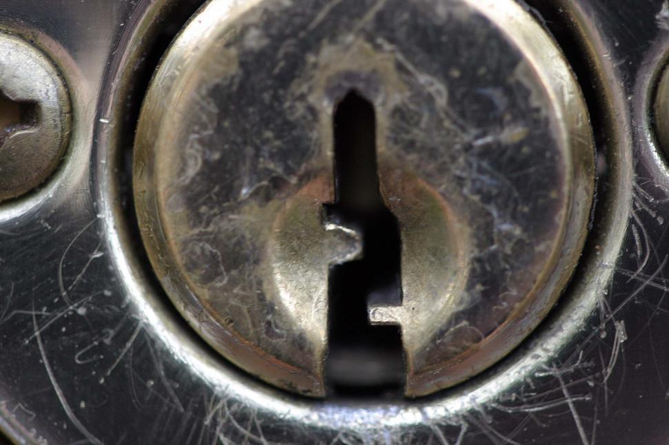Free Image of Keyhole for modern key 