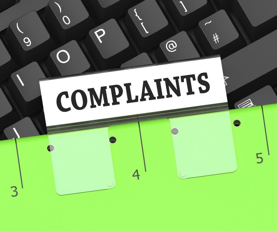 Free Image of Complaints File Indicates Dissatisfied Customers 3d Rendering 