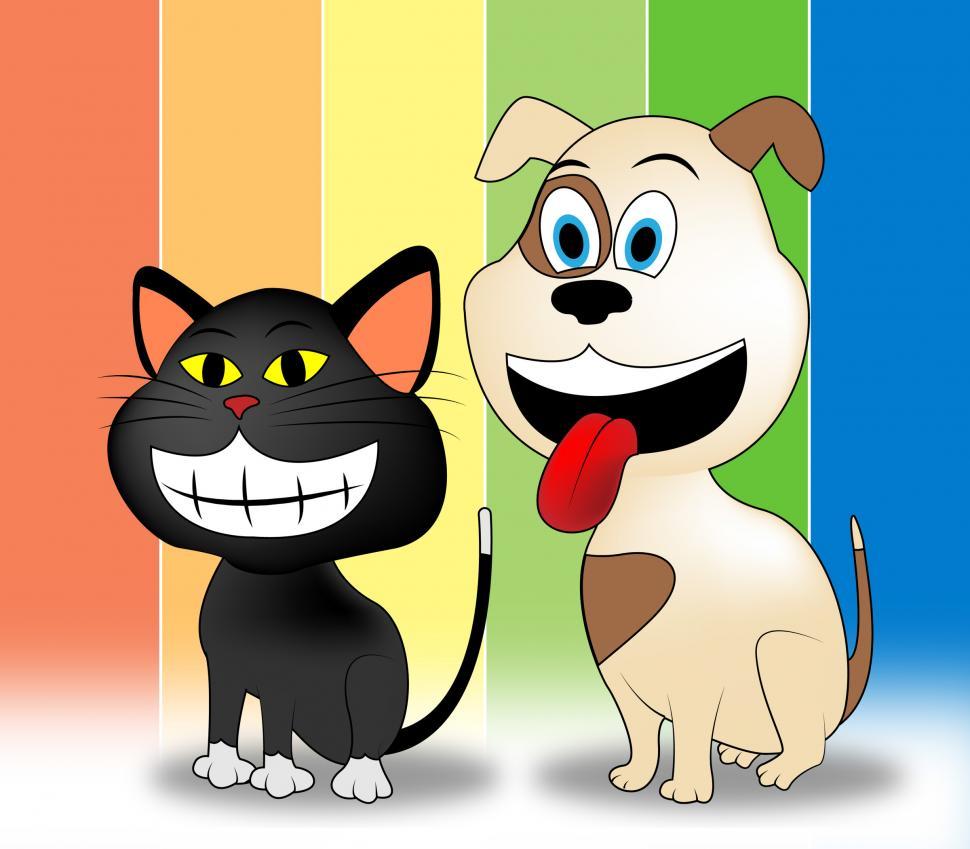 Free Image of Happy Pets Means Domestic Animal And Canines 