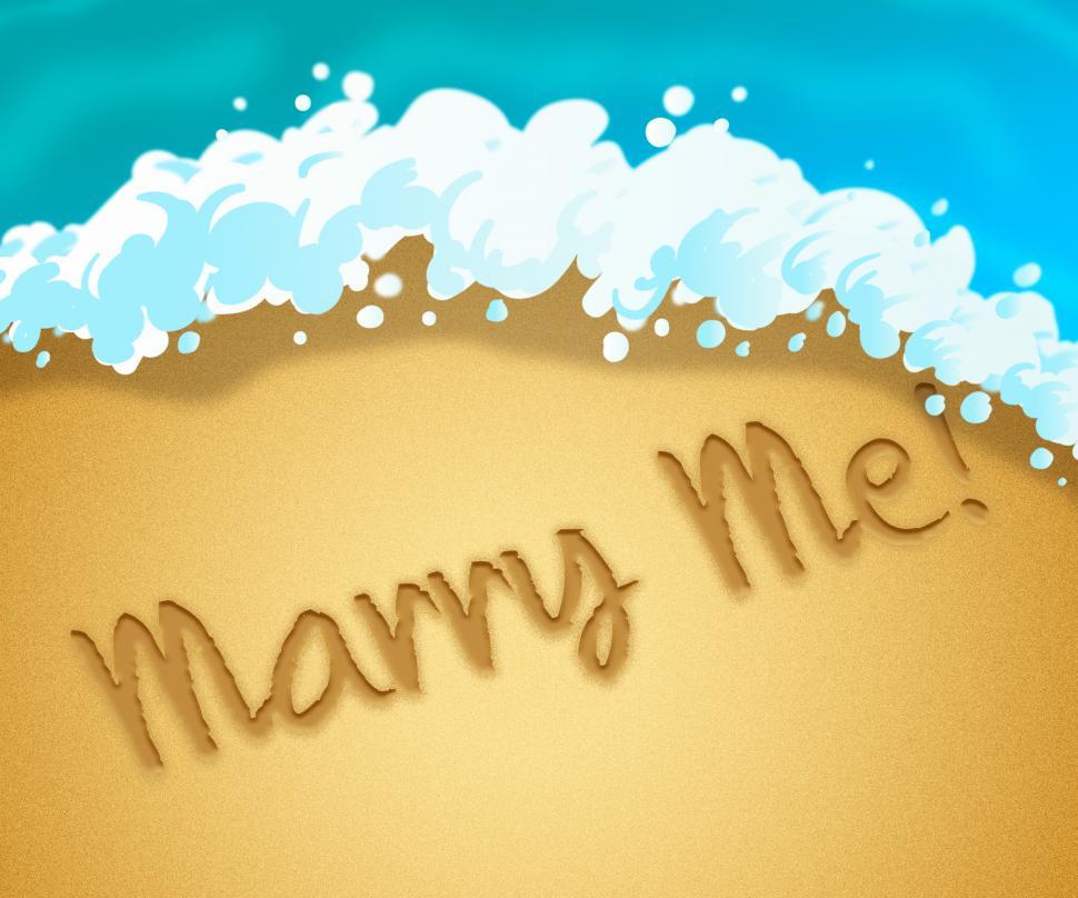 Free Image of Marry Me Represents Weddings Marriage And Partners 