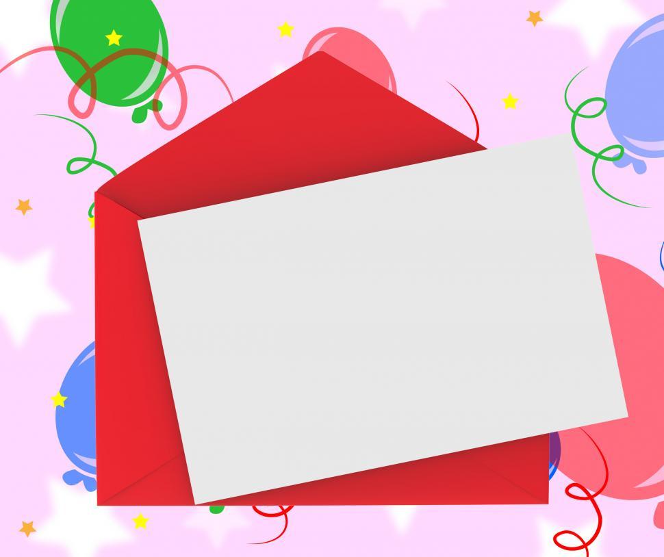 Free Image of Red Envelope With Note Means Romantic Correspondence Or Love Let 
