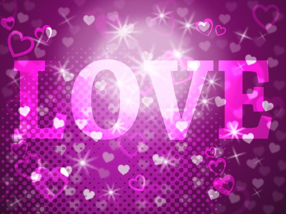 Free Image of Love Word Represents Passion Tenderness And Fondness 
