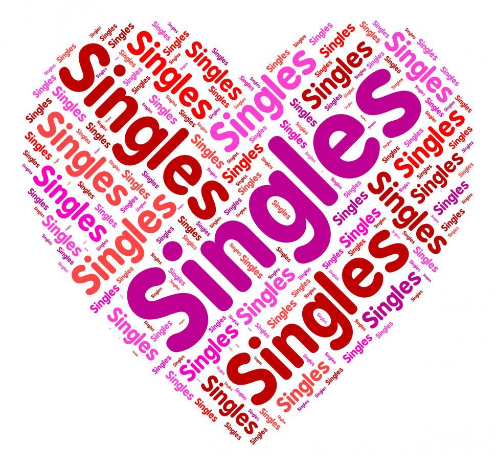Free Image of Singles Heart Represents Dating Meeting And Relationships 