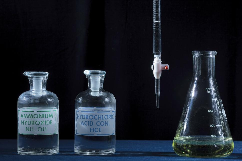 Download Free Stock Photo of Acid base titration. 