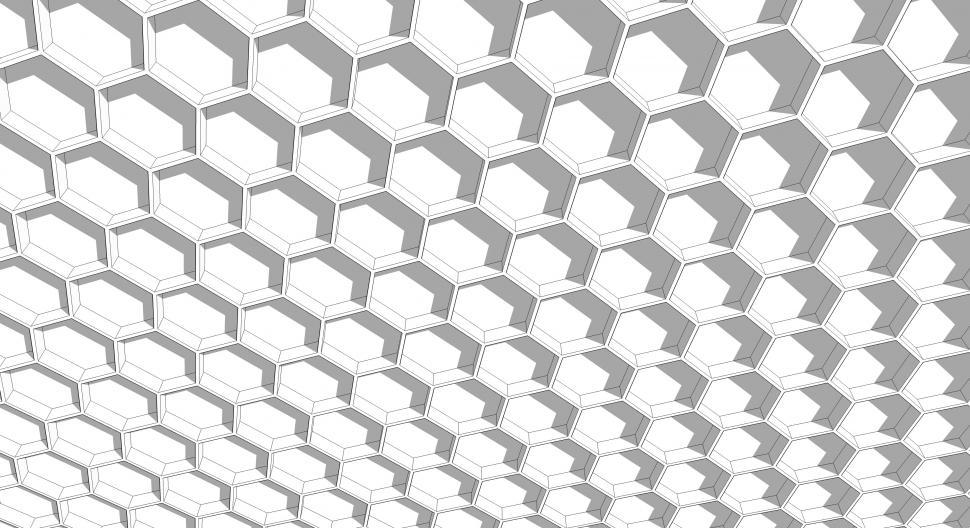 Free Image of Honeycomb pattern 