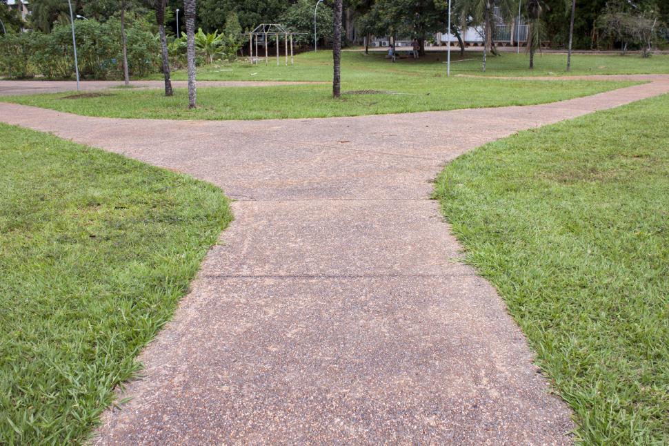 Free Image of Choice of paths 
