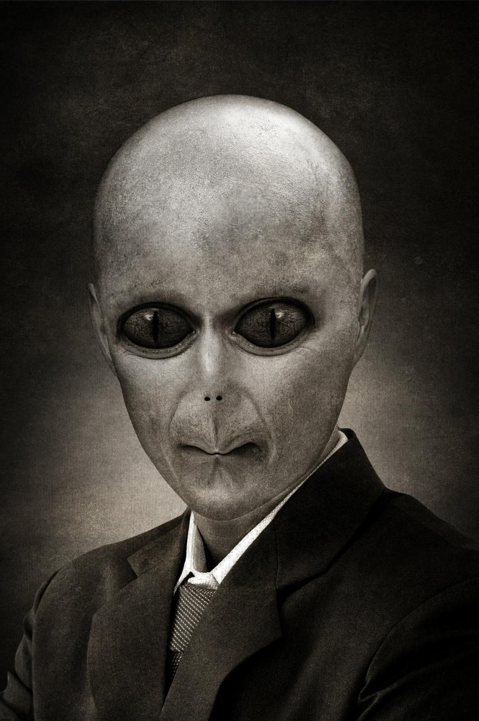 Free Image of Bald Man in Suit and Tie 