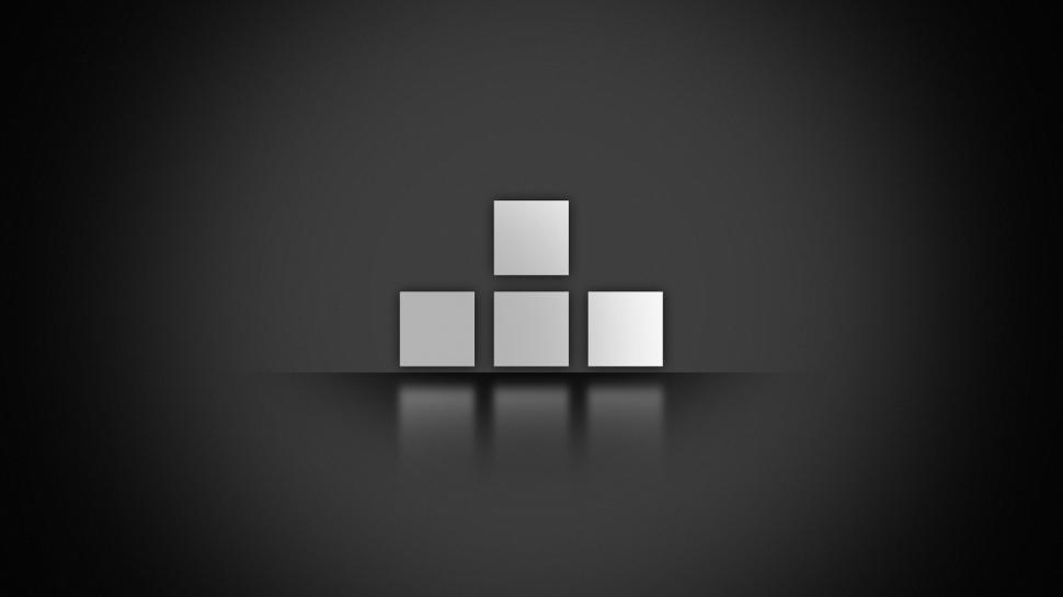 Free Image of Monochrome Cube in Focus 