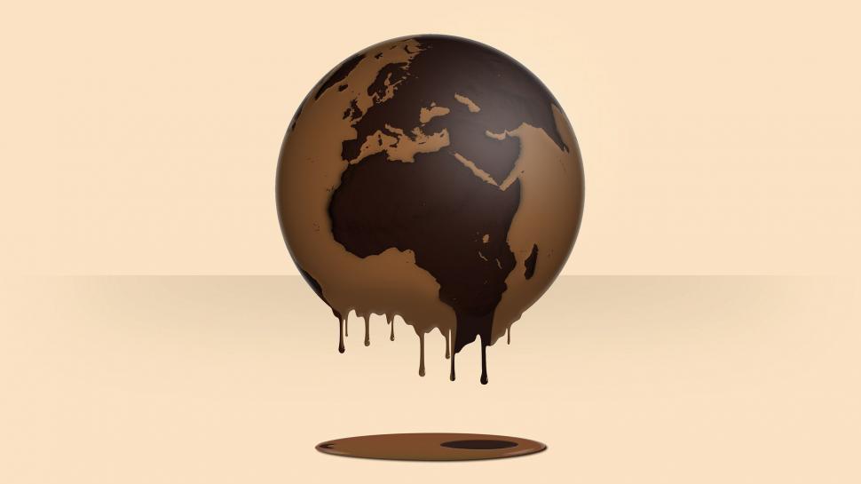 Free Image of Egg With World Map Painted on Its Surface 