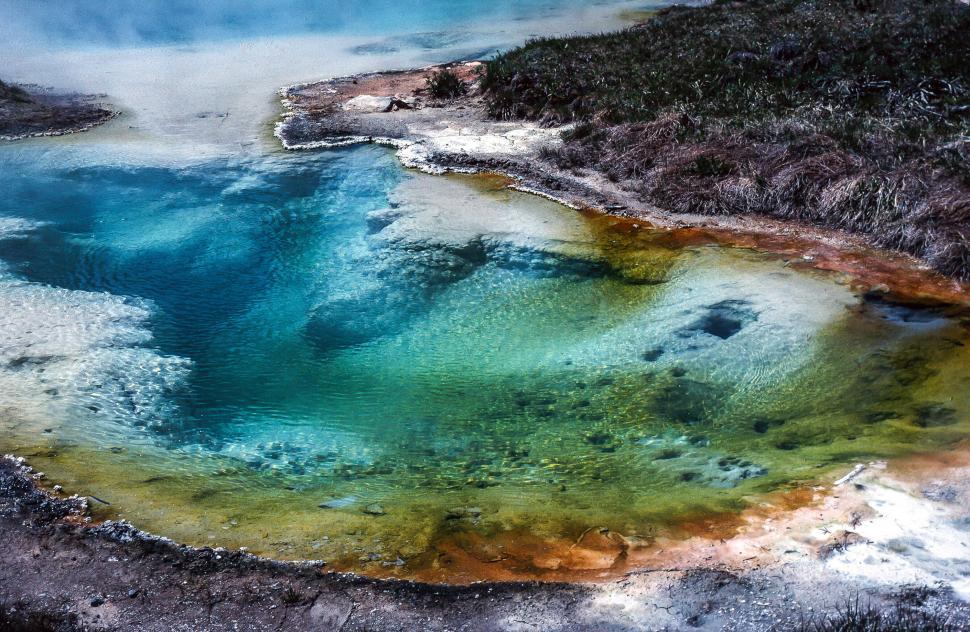 Free Image of Yellowstone pool 