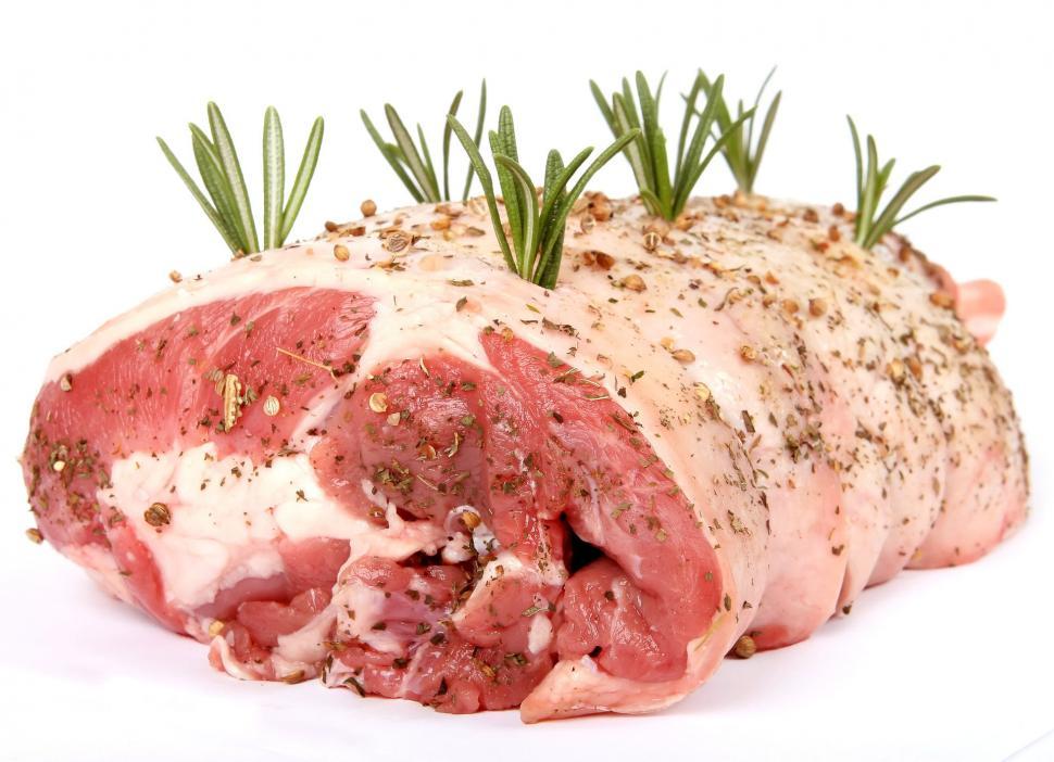 Free Image of Seasoned Meat With Herbs 