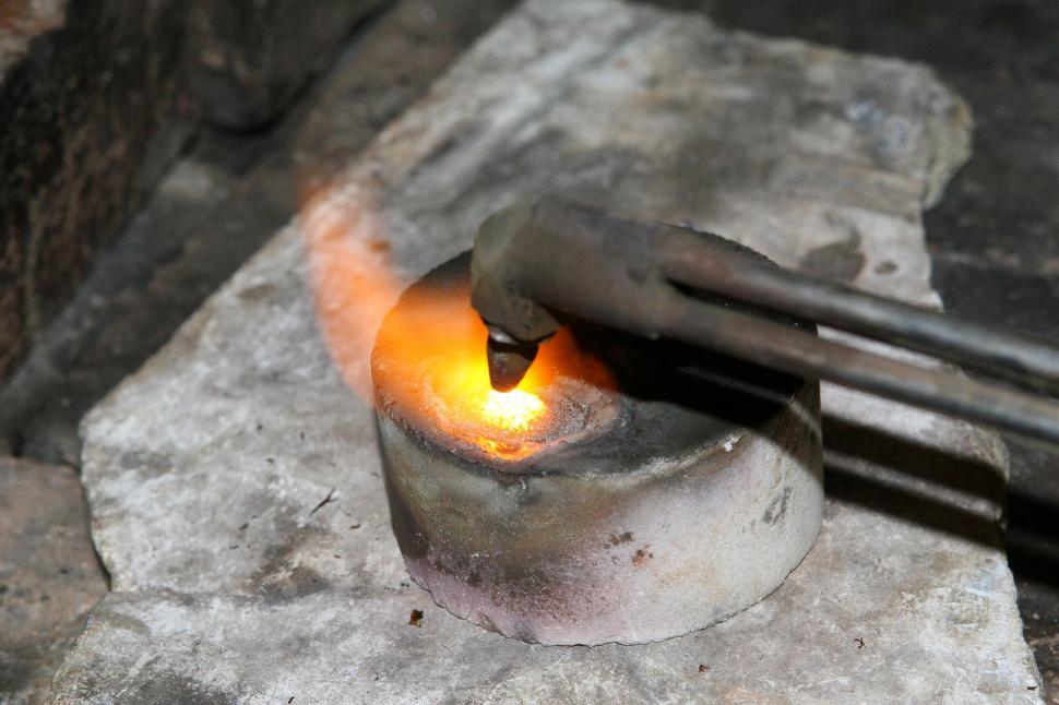 Free Image of Metal Pot With Flame 