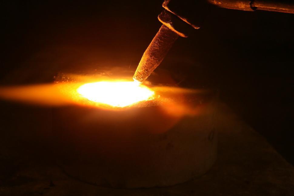 Free Image of weld hot metal welding welder molten tip 
