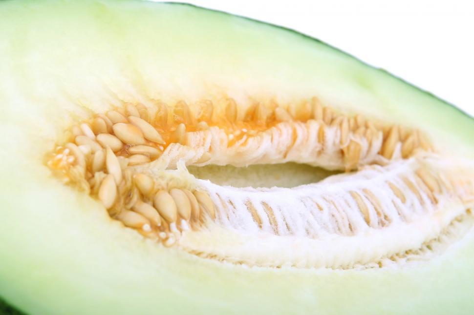 Free Image of Close Up of a Green Kiwi Fruit 