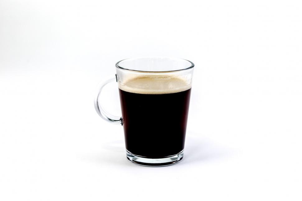 Free Image of Glass Cup Of Coffee 