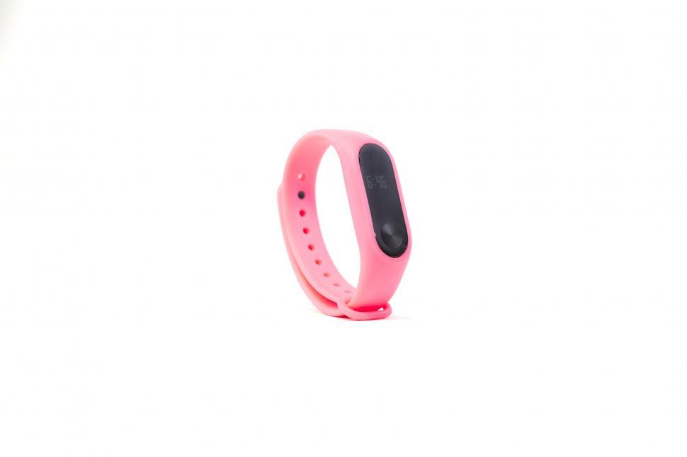 Free Image of Pink Fitness Tracker 