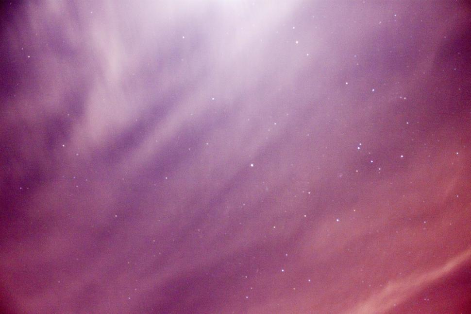Free Image of Night sky stars covered by clouds 