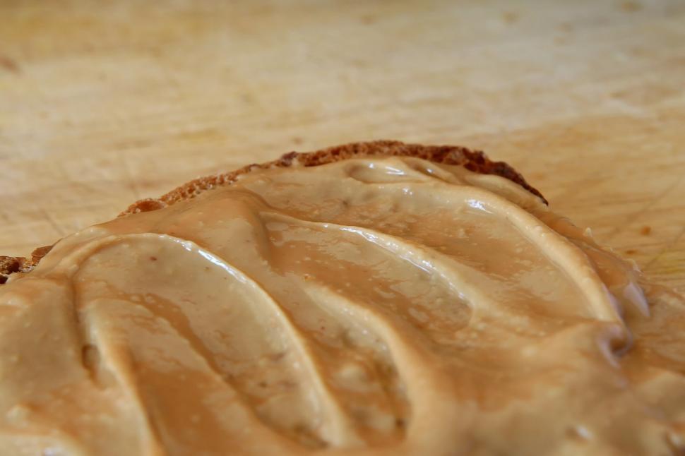Free Image of Close Up of a Peanut Butter Cookie 