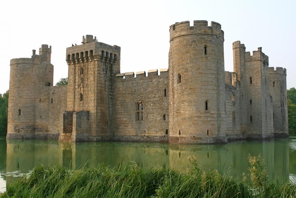 Free Image of Majestic Castle Beside Water 
