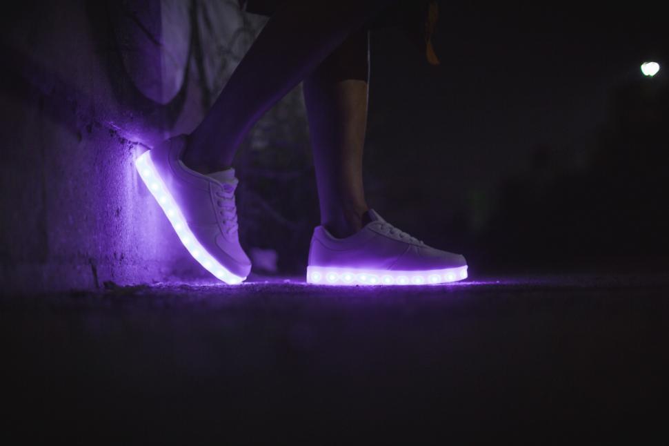 Download Free Stock Photo of LED Shoes For Women 